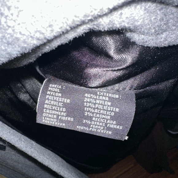 Gray Pea Coat Marc New York Size 8 - Picture 4 of 5